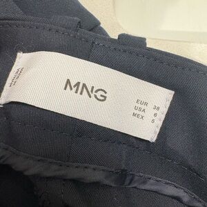 Mango Dark Gray Women's Trousers